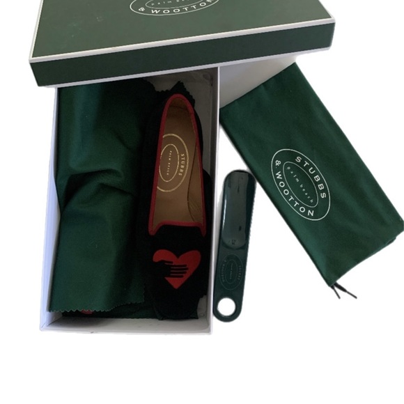 NWT Stubbs & Wooten Godslove Velvet Slipper - Picture 4 of 6